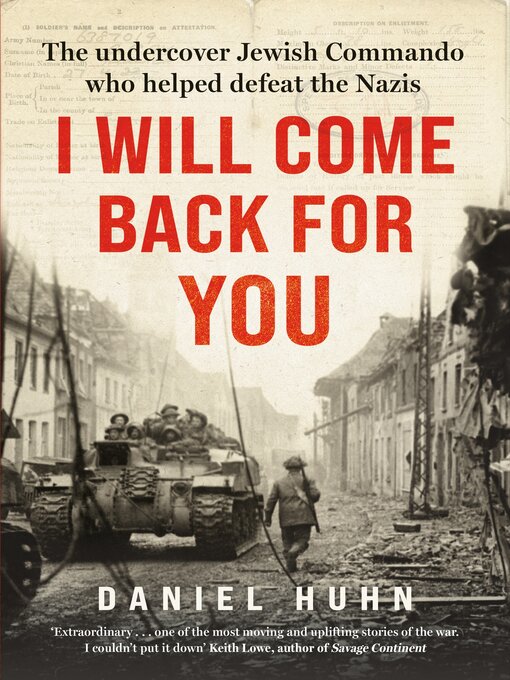 Title details for I Will Come Back for You by Daniel Huhn - Available